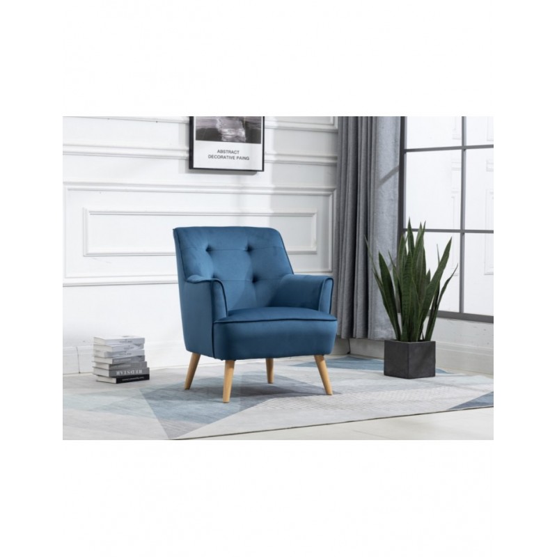 AM Tara Accent Chair Navy